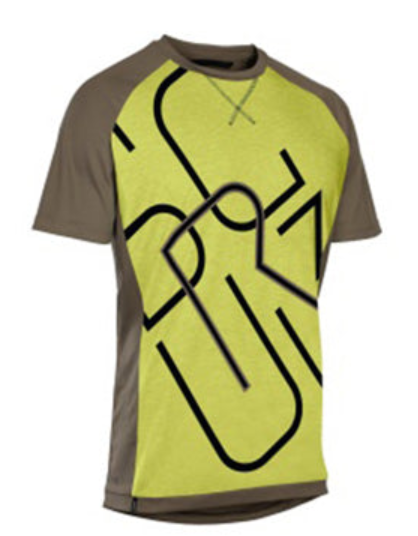 ION Bike MTB Tee SS Letters Scrub AMP